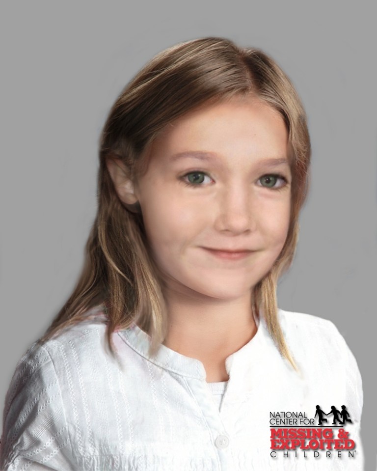  This artist impression was released in 2012 of how Madeline might look like aged 9