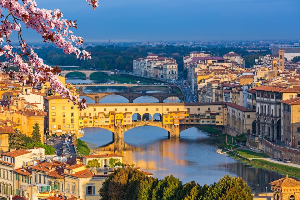 A bridge has been on the site since Roman times with several washed away by floods