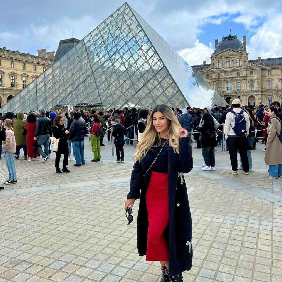 Janaina says that Paris is her "favourite place in the world"