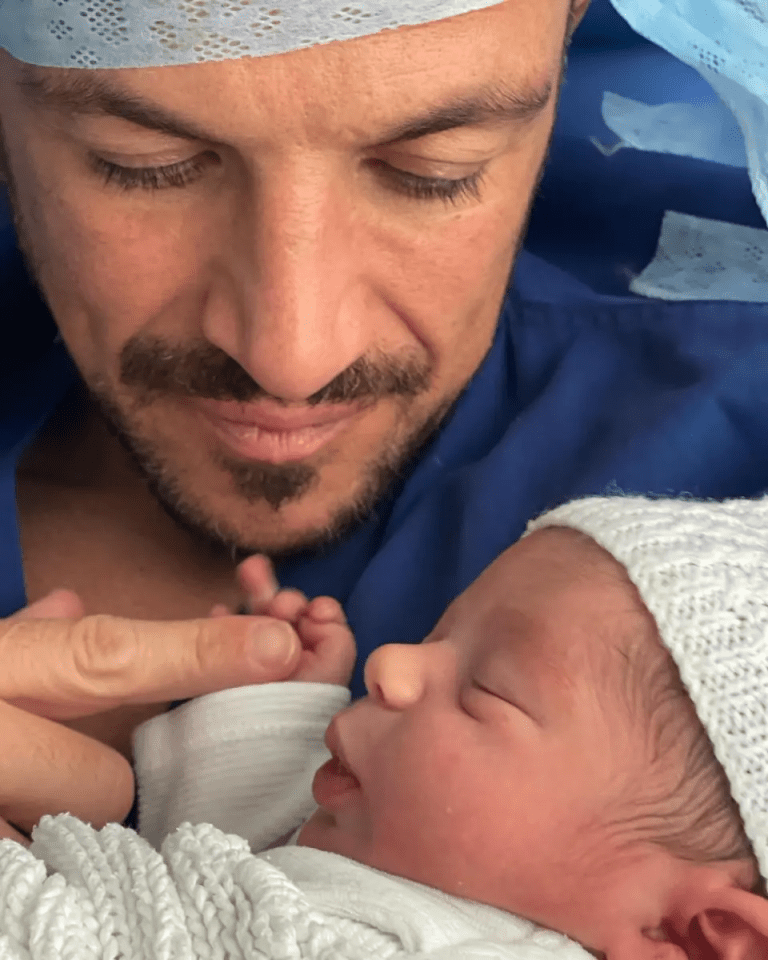 Peter Andre revealed he is a dad for their fifth time