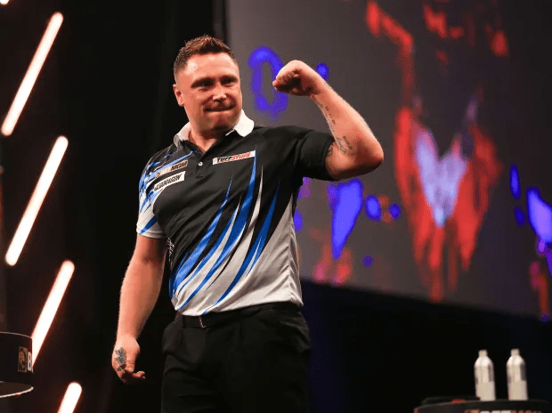 Gerwyn Price produced a stunning nine-darter