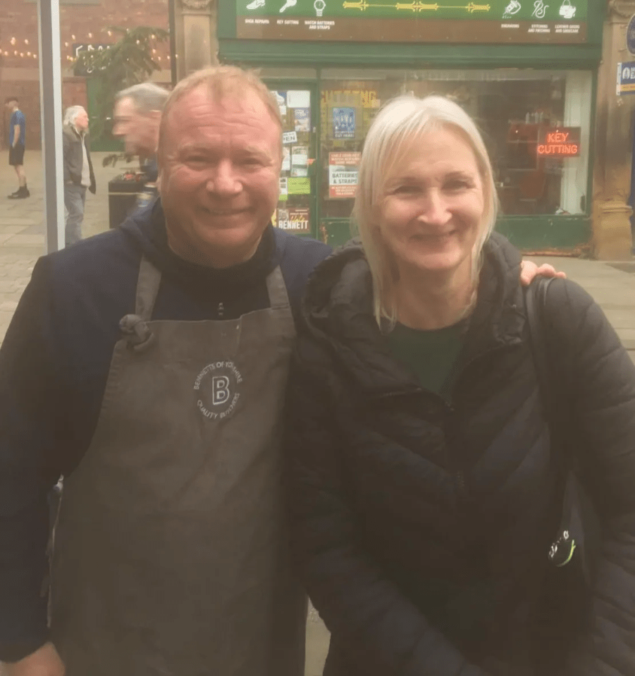 He's now working as a butcher just like his former Corrie character