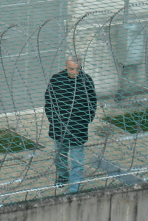 Fritzl pictured at the high security Sankt Poelten Prison