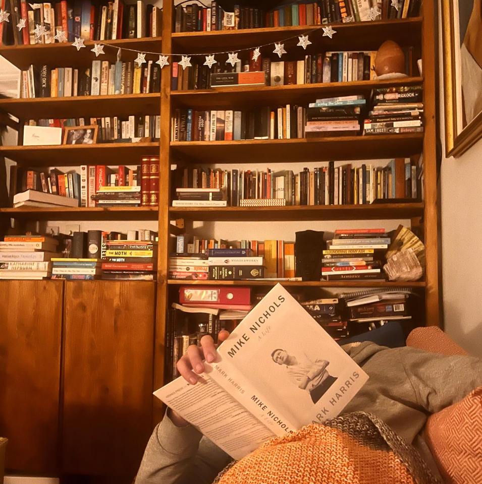 The book-loving star has created a library of her own