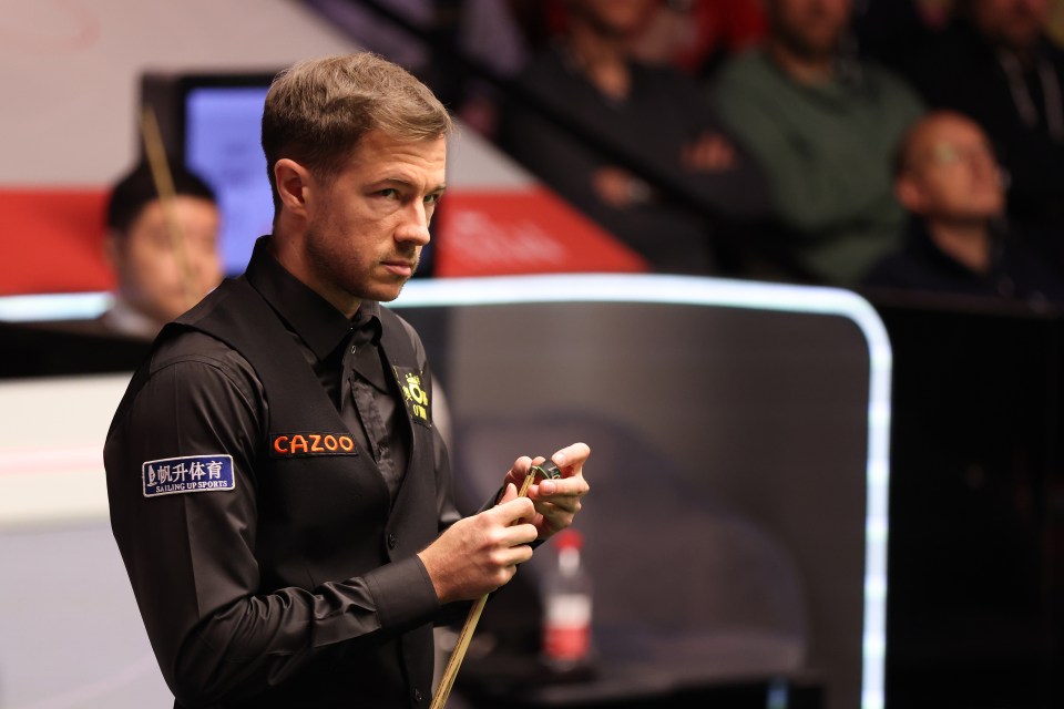 Lisowski, 32, came through qualifying to reach this year's World Snooker Championship