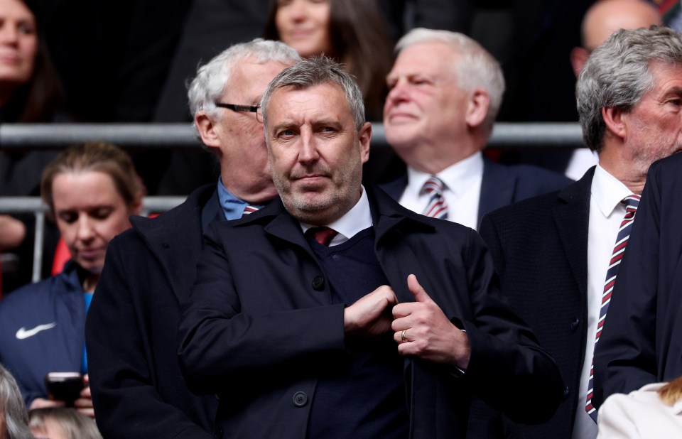 New technical director Jason Wilcox was also in attendance at Wembley