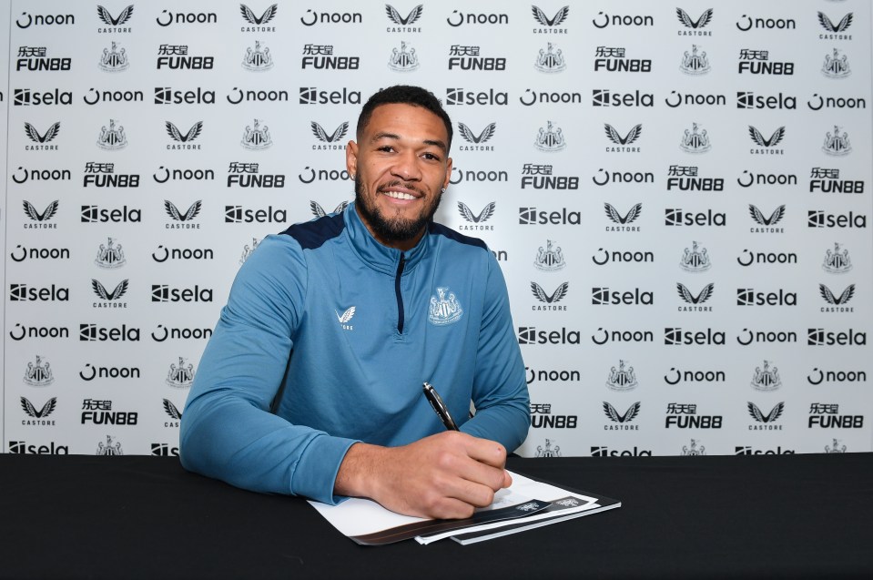 Joelinton recently penned a new four-year contract