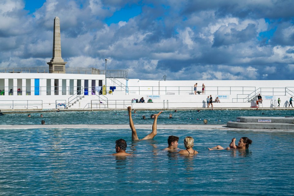 The geothermal pool was the first of its kind in the UK