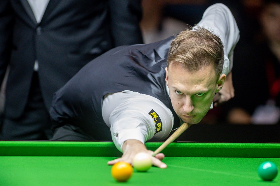 Judd Trump will be in action at 1pm today