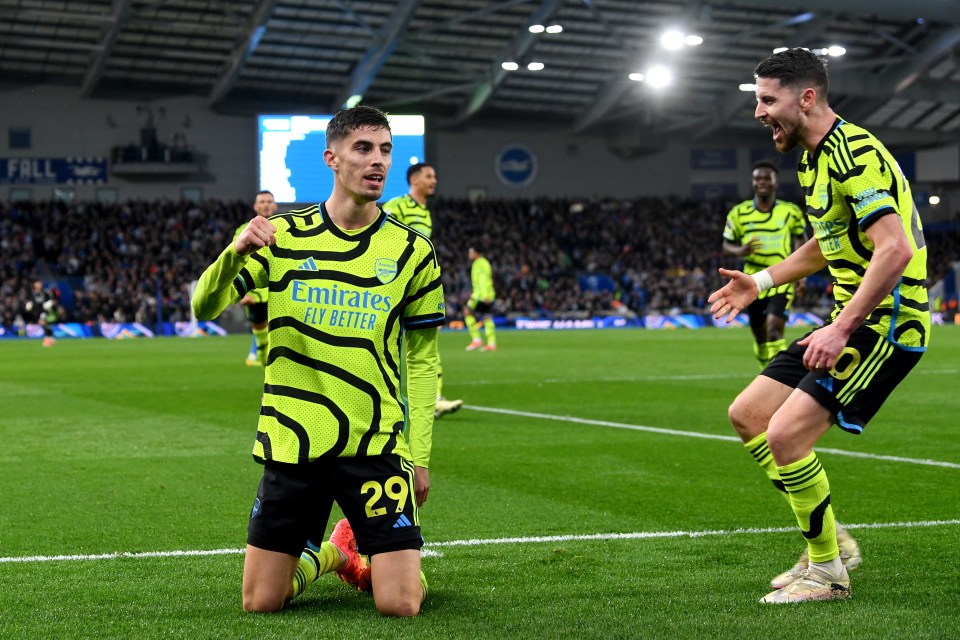 Kai Havertz netted his tenth of the season