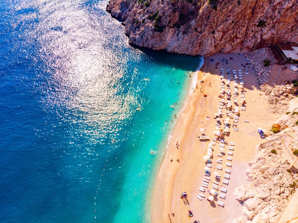 Kaputas Beach in Turkey was the only beach outside of Europe in the top five