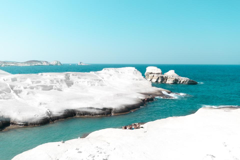 Sarakiniko Beach has been compared to the moon