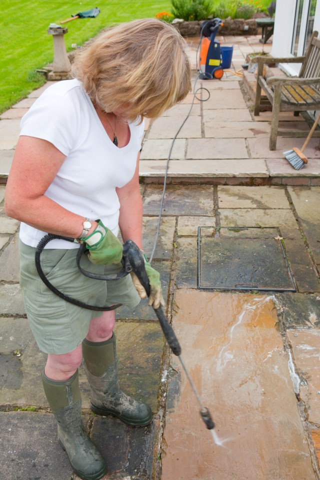 Using a jetwasher can often bring block paving and walls up green-free.