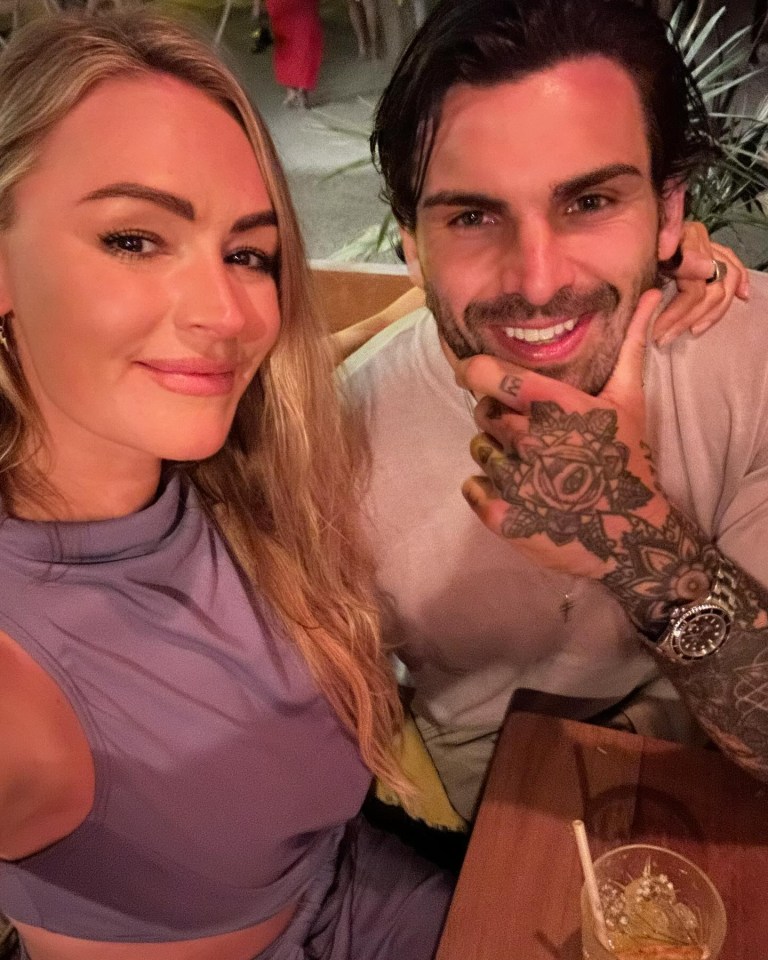 She is dating Love Island star Adam Collard