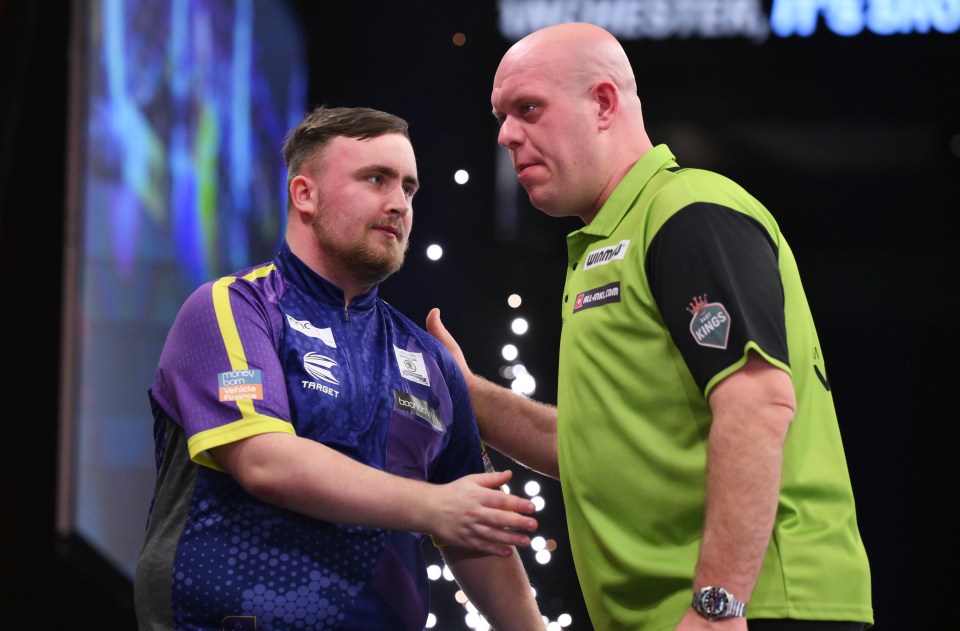 Michael van Gerwen took aim at Luke Littler after beating him in the final of Premier League Darts Night 11