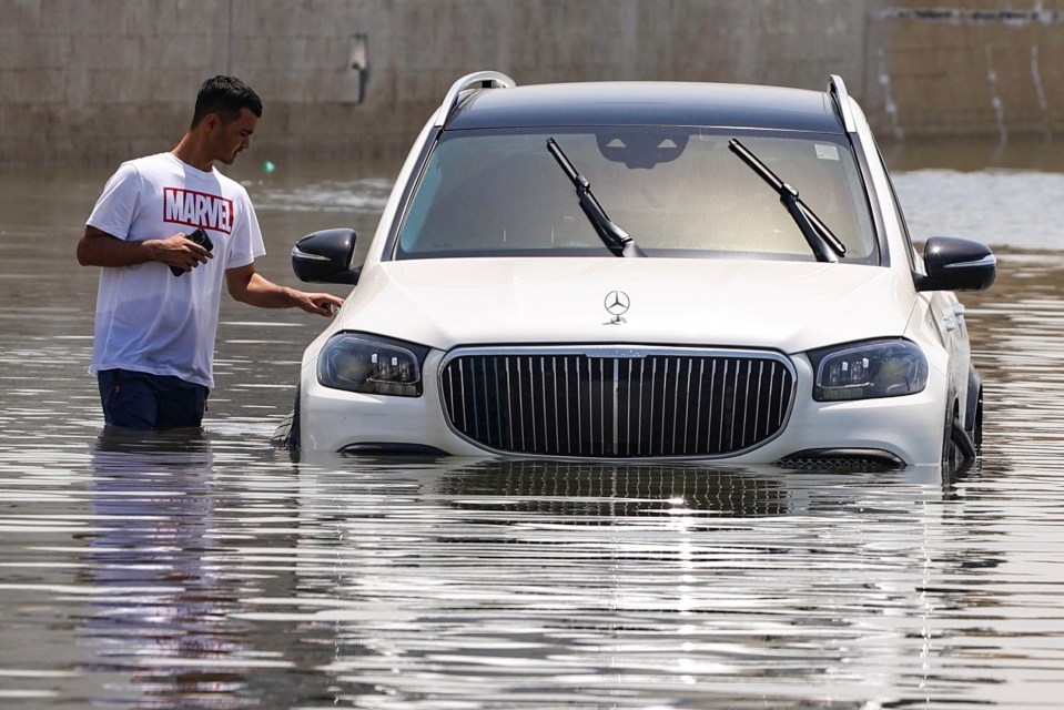 Parts of Dubai are still flooded today