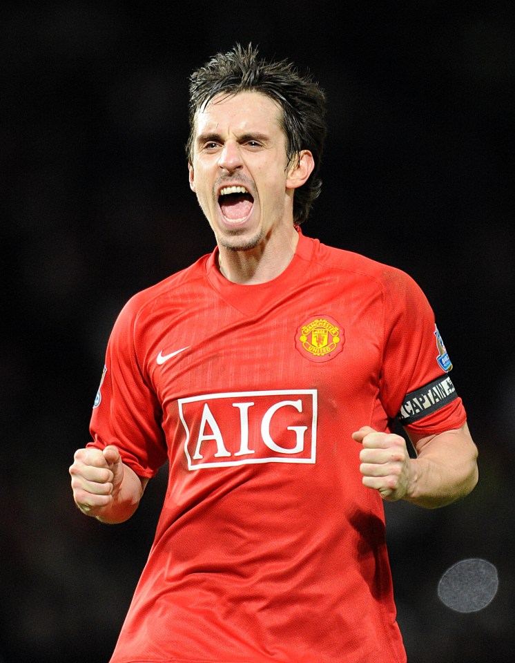 Gary Neville was one of the club's famous Class of 92