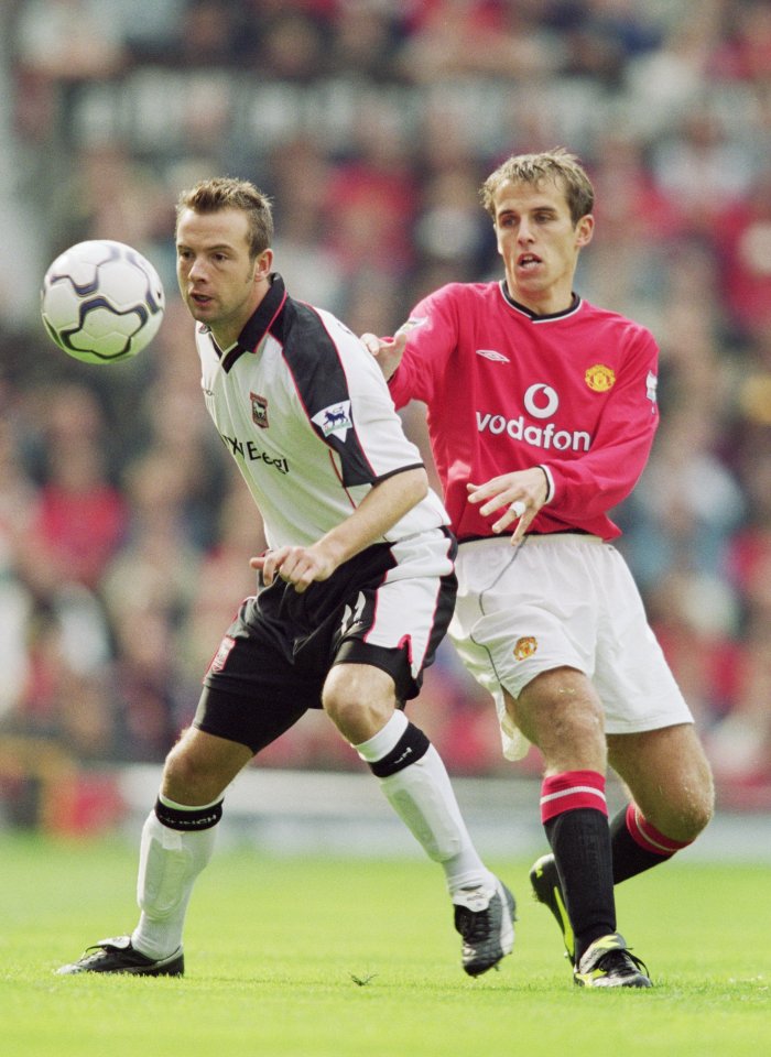 Phil Neville won six Premier League titles with Man Utd