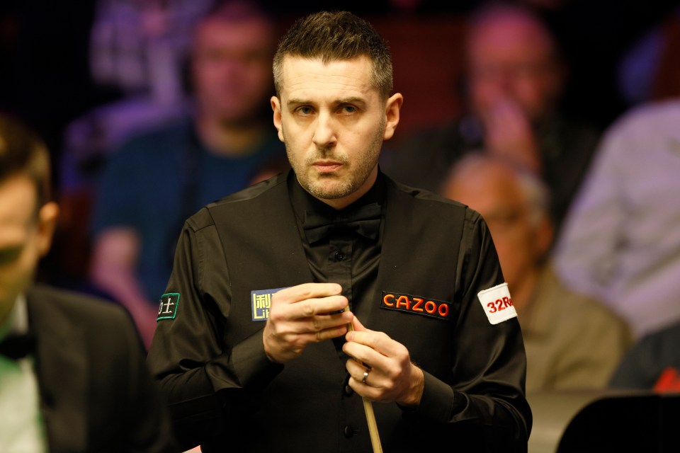 Mark Selby was cool as a cucumber as he entered the Crucible