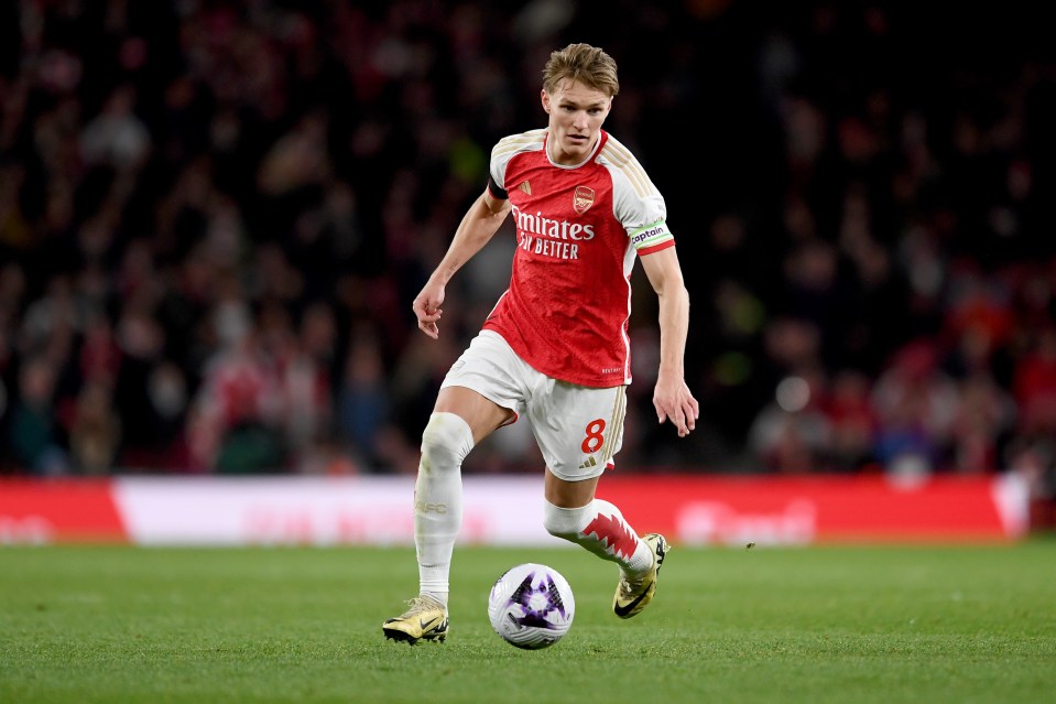 Martin Odegaard bossed the midfield in a brilliant display