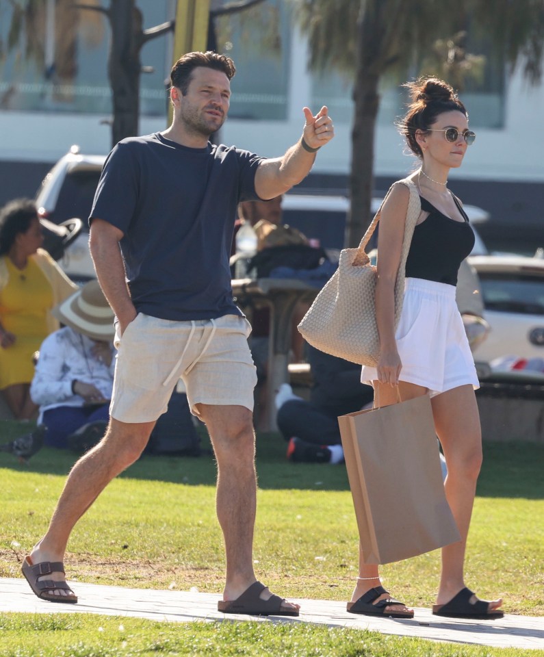 The TV couple took in the incredible view at Sydney's Bondi Beach