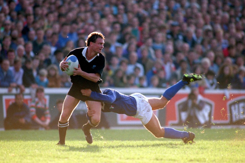 Grant Fox starred for the All Blacks and won the 1987 Rugby World Cup