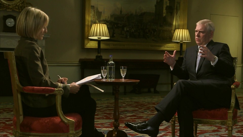 Emily Maitlis grilled Andrew in the infamous sit-down