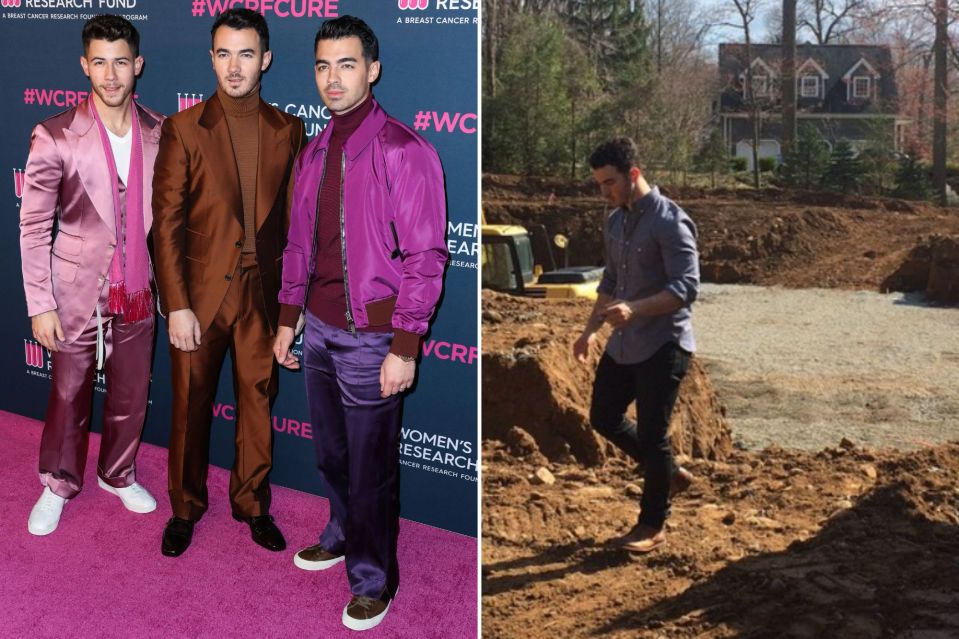 Kevin Jonas (left) now runs a building company