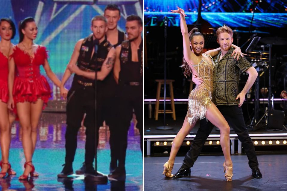 Strictly pros Katya and Neil Jones also appeared on BGT with Kai