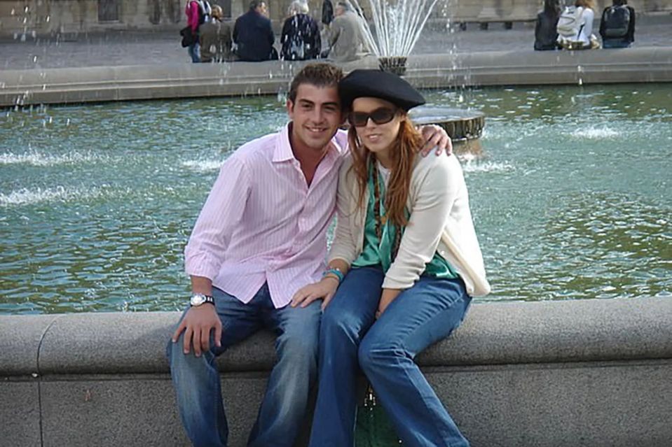 Beatrice pictured with Paolo Liuzzo when she was a teenager