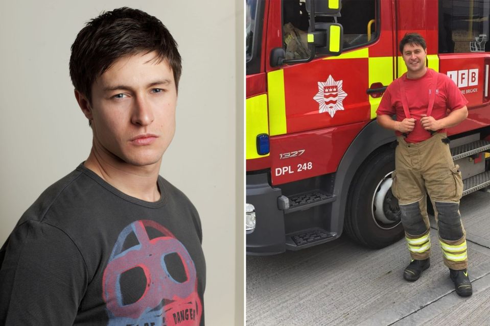 Tony played moody Tyler in EastEnders and became a firefighter after quitting