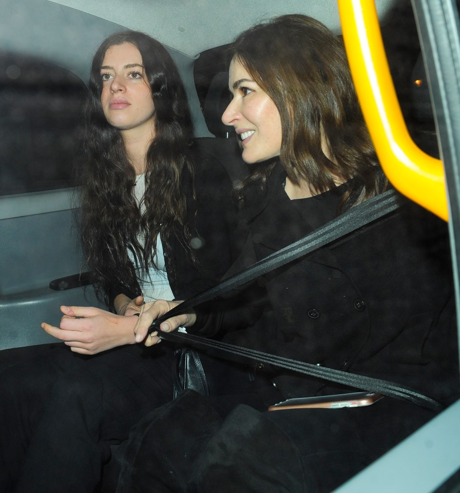 Nigella Lawson and her lookalike daughter Cosmina Diamond have rarely been seen out together