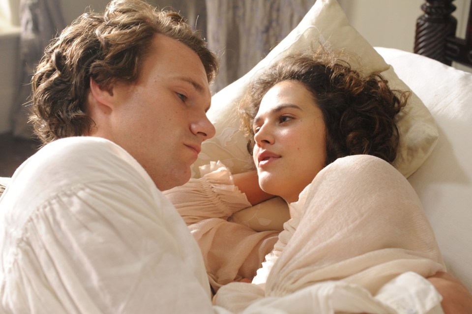 Hugh Skinner played Sir George Howard, pictured with Charlotte Wells, played by Jessica Brown-Findlay