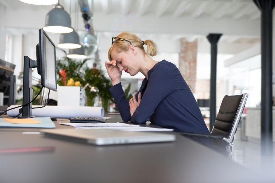 The mum was left crying in the office after being scolded for not wearing make-up to work