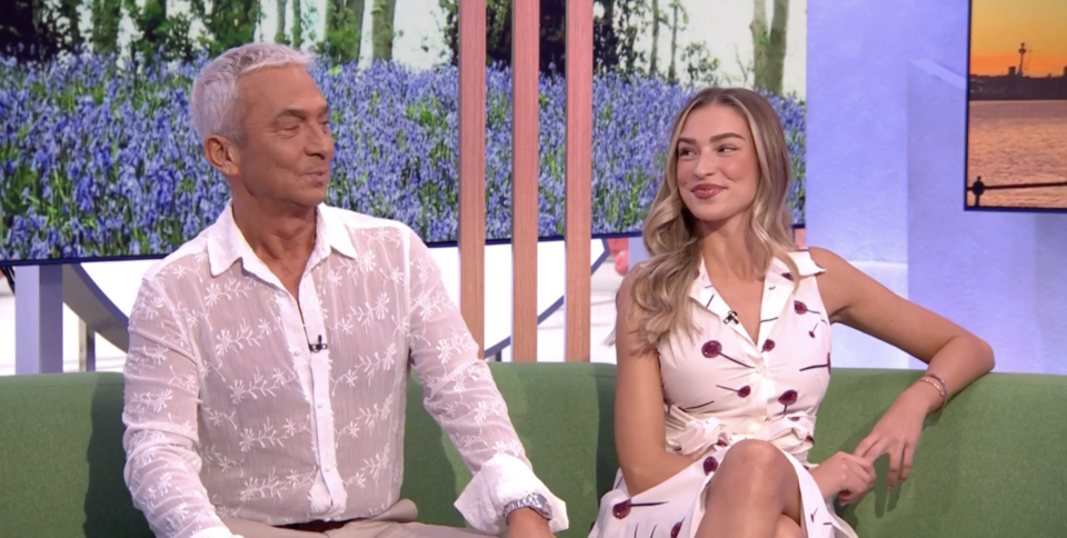 Bruno and Love Island Star Zara Zara McDermott appeared on The One Show