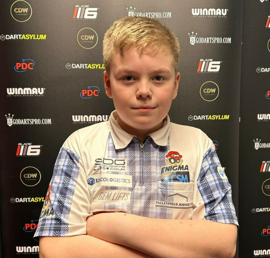 The darts prodigy is aiming to emulate Luke Littler in the coming years