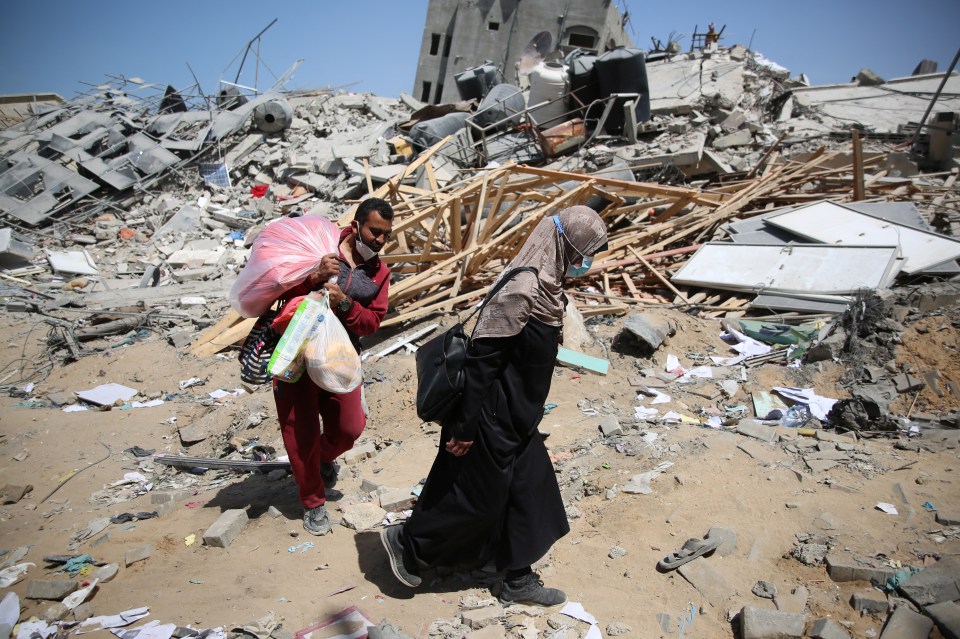 Bodies and rubble are all that's left of the hospital and its surrounding areas