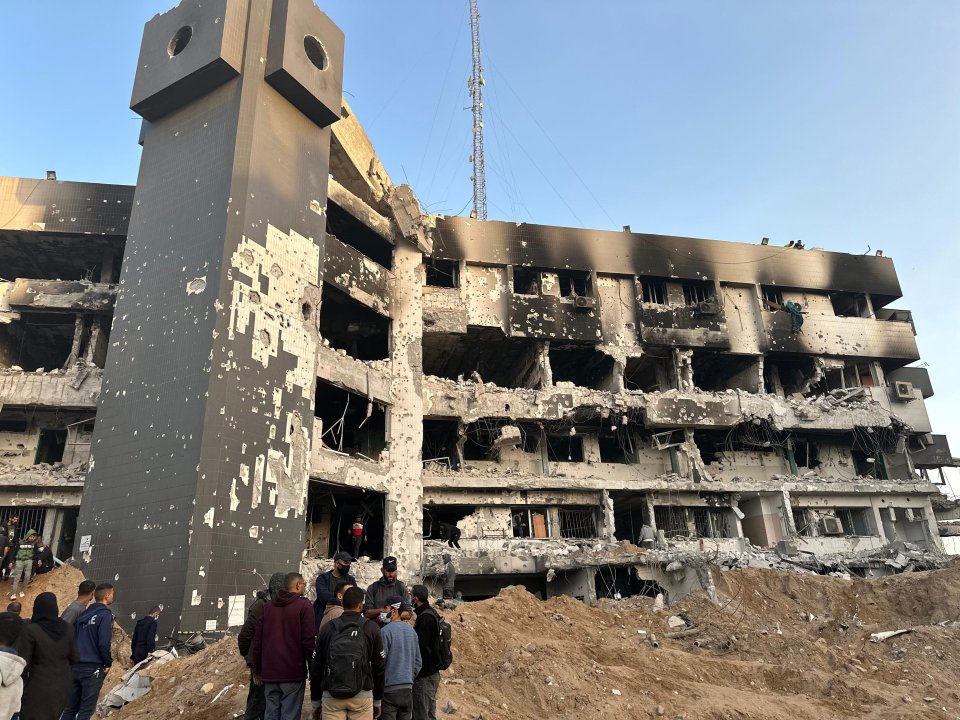 Israel claims the hospital was a Hamas stronghold