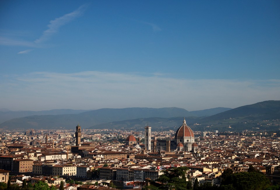 A panoramic view of Florence