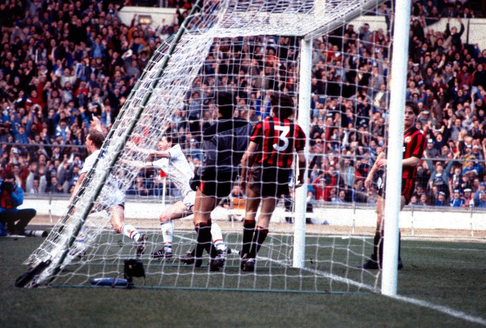 David Speedie grabbed a hat-trick for the Blues