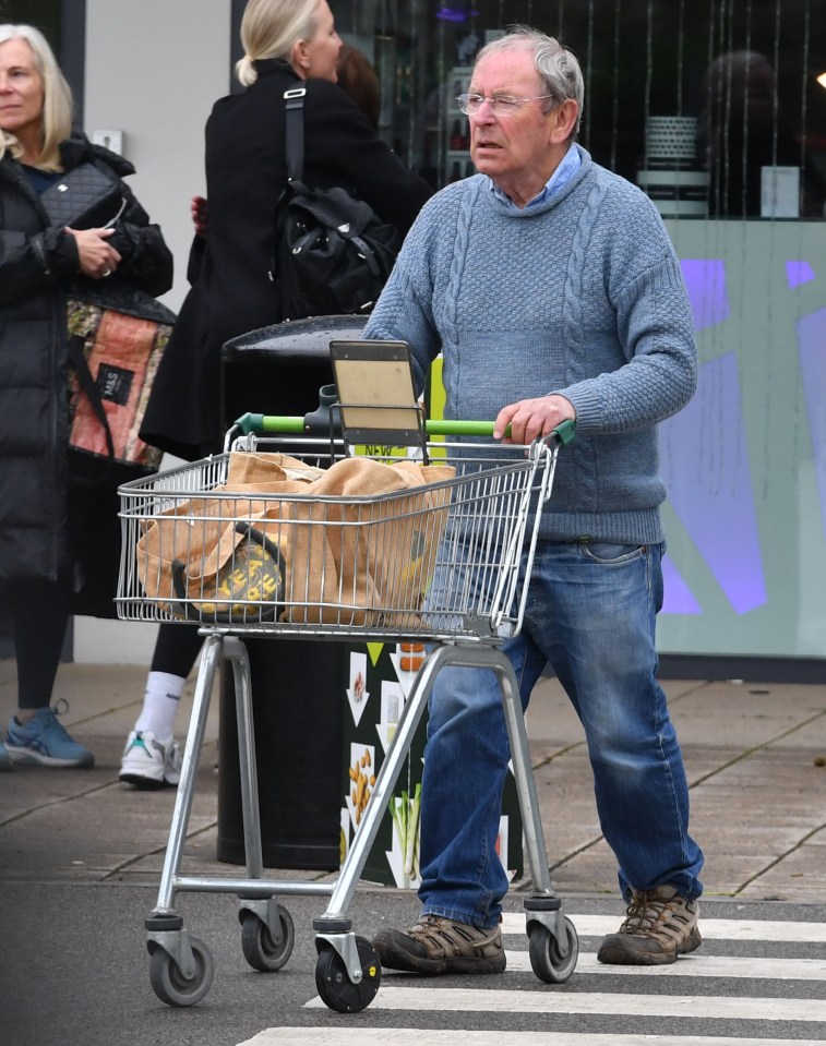 Fred Talbot seen shopping in the north west today