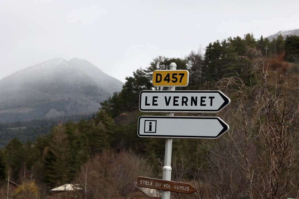 A memorial to the innocents lies on the outskirts of Le Vernet, with 150 dead in the disaster