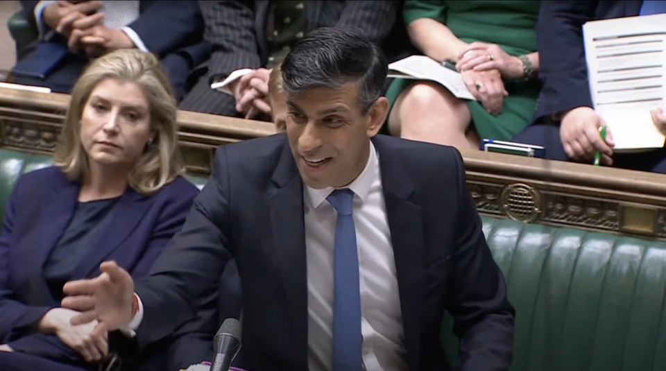 Rishi Sunak took aim at Sir Keir Starmer over Angela Rayner’s tax affairs