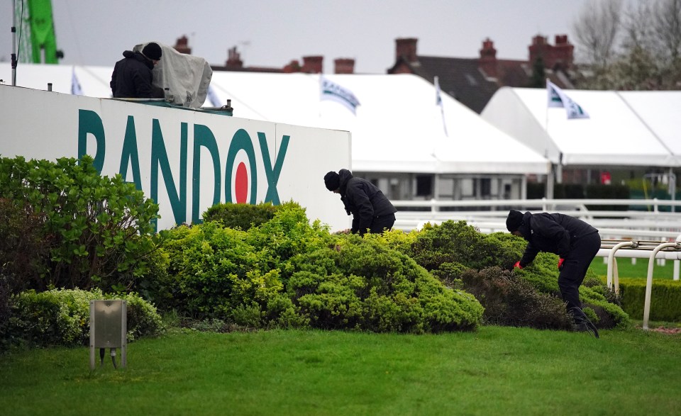 Cops scour the course for any signs of plots to disrupt the race