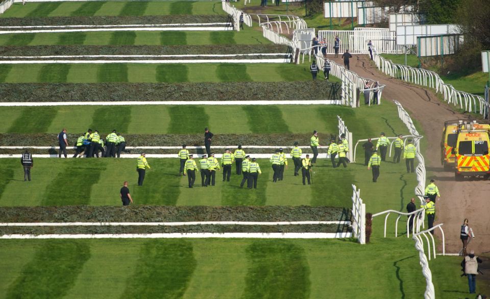 Last year’s race was delayed by animal rights activists attempting to glue themselves to fences