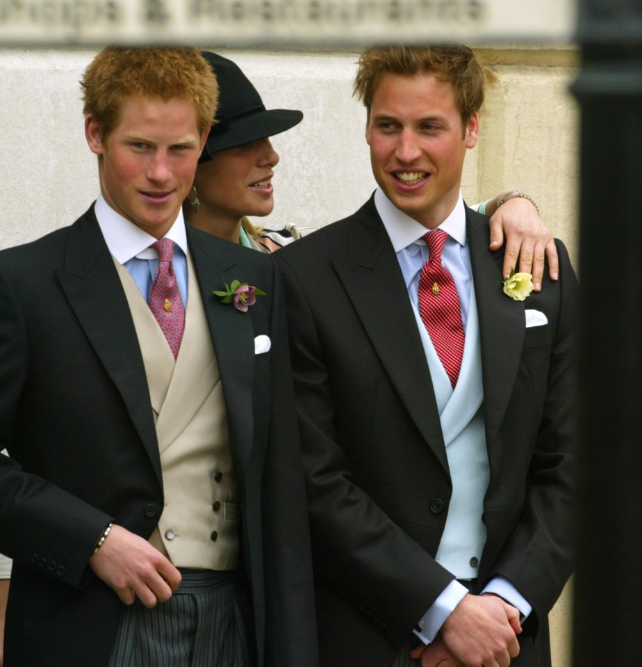 Harry and William had to “dig deep” to attend the wedding, a body language expert says