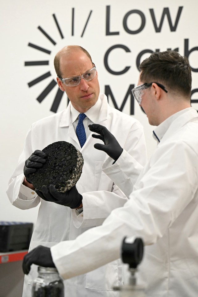 Prince William is visiting Low Carbon Materials -  a 2022 Earthshot Prize Finalist