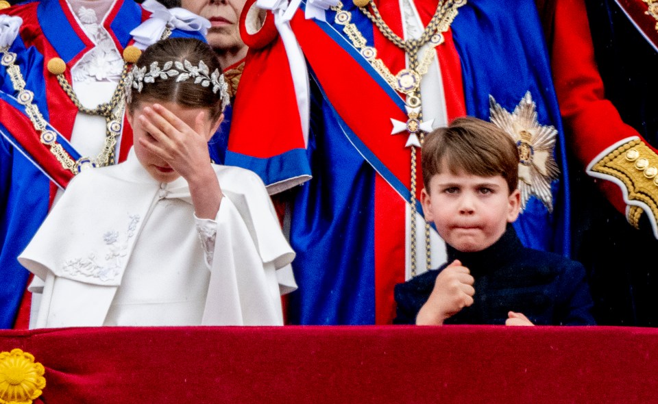 Princess Charlotte often keeps Louis in line