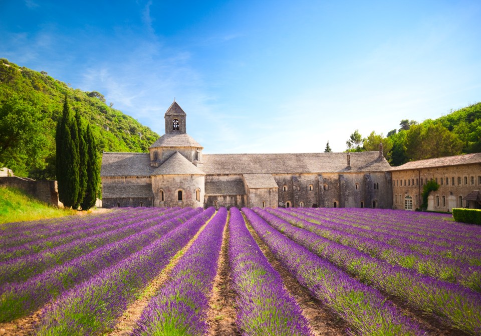 Its abbey is home to monks who make honey, vegetables and lavender