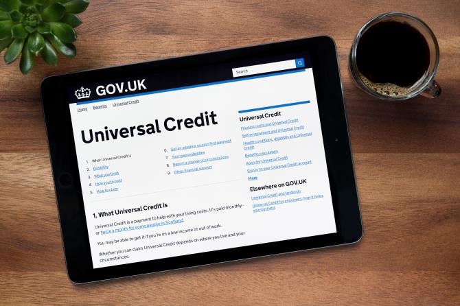 Universal Credit and legacy benefit payments usually rise in April